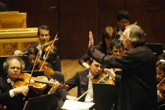 Phillippe Herreweghe with the Orchestre des Champs Élysées